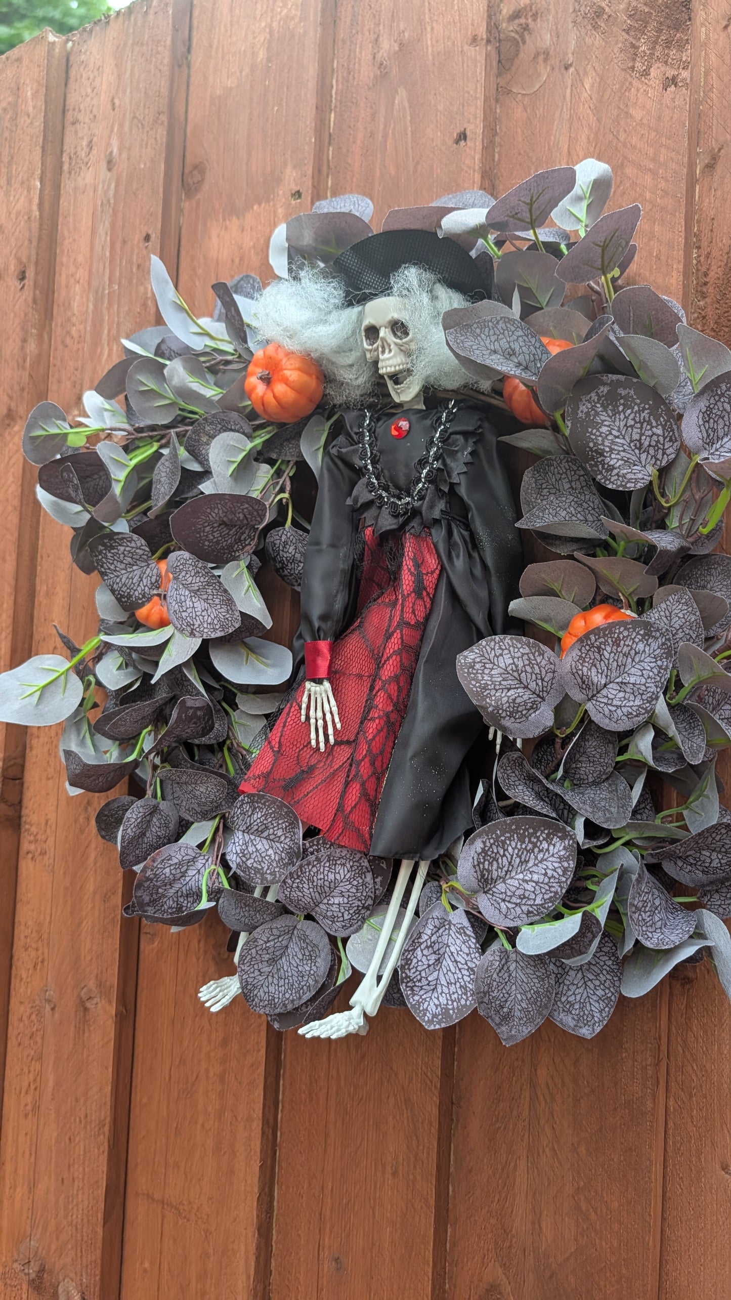 Midnight Witch Halloween Wreath
