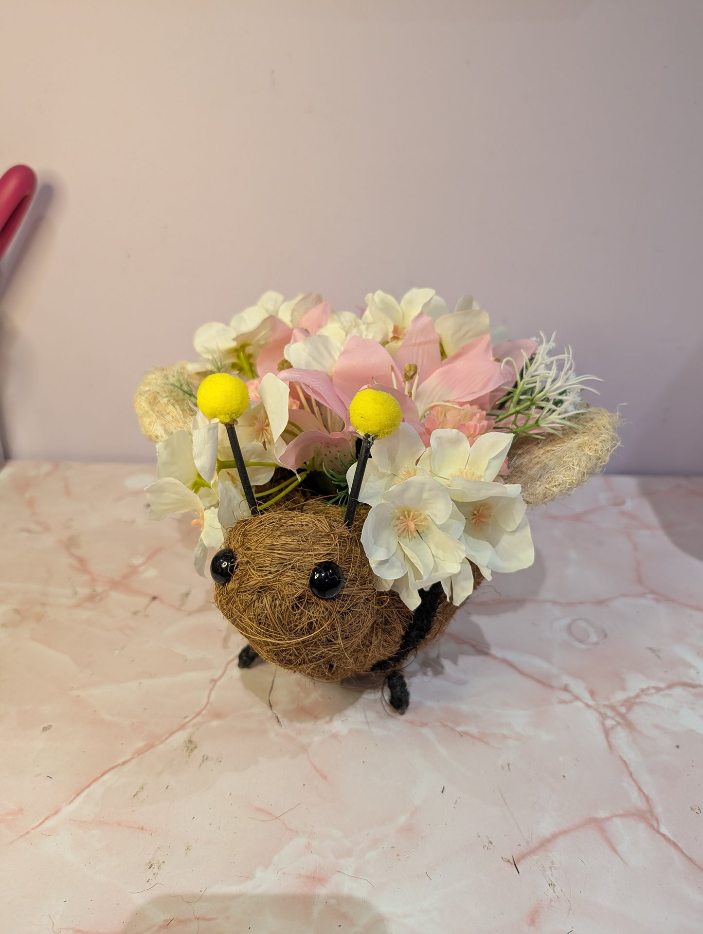 Coco Fibre Bee Animal Planter