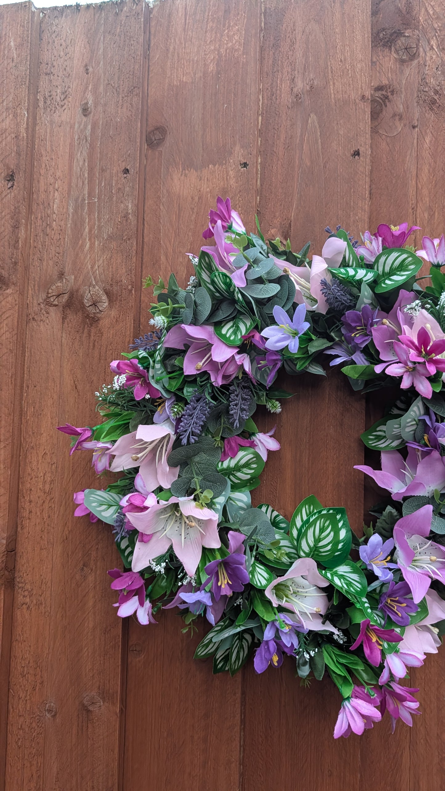 Lavender Lily Wreath
