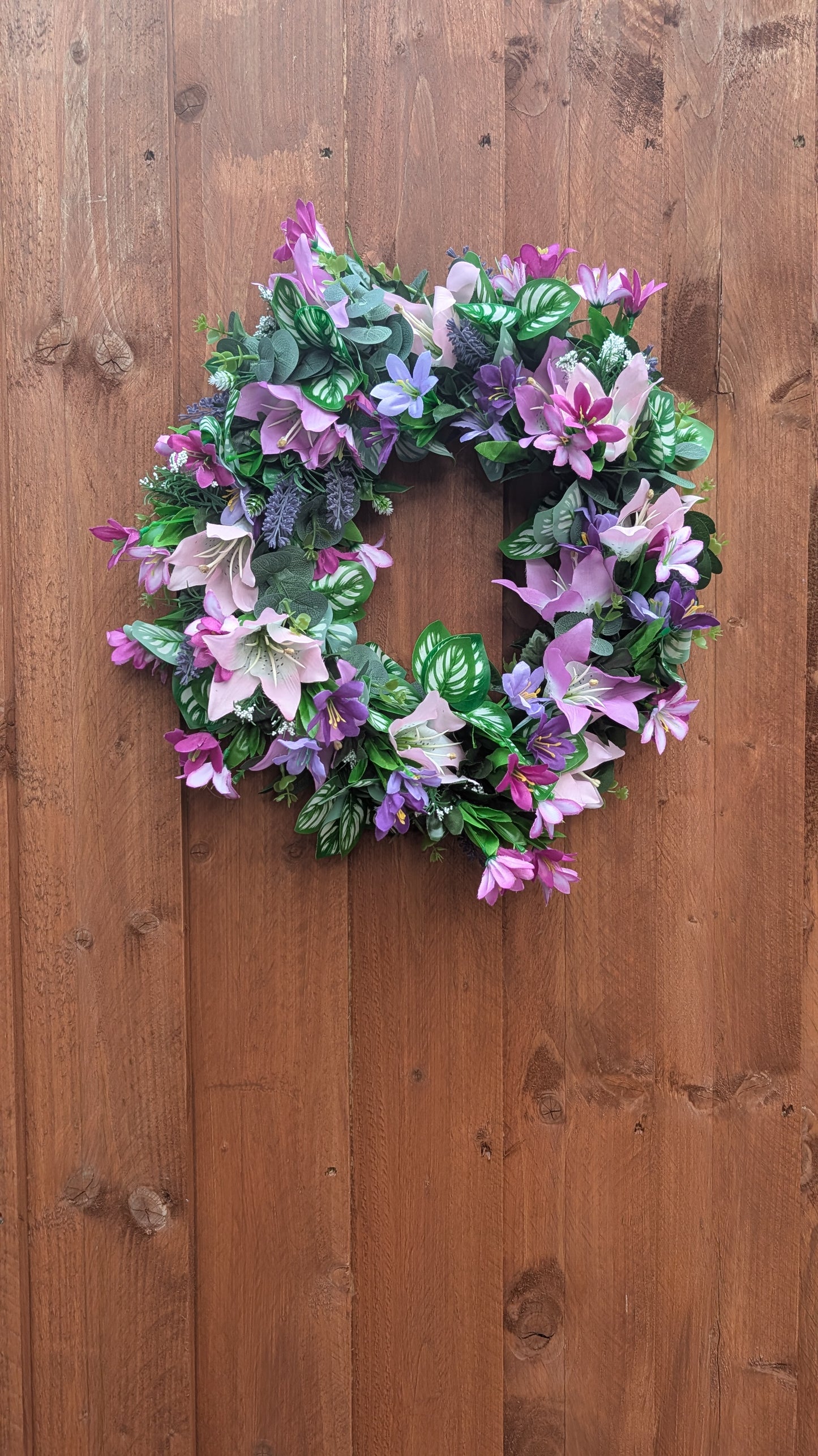 Lavender Lily Wreath