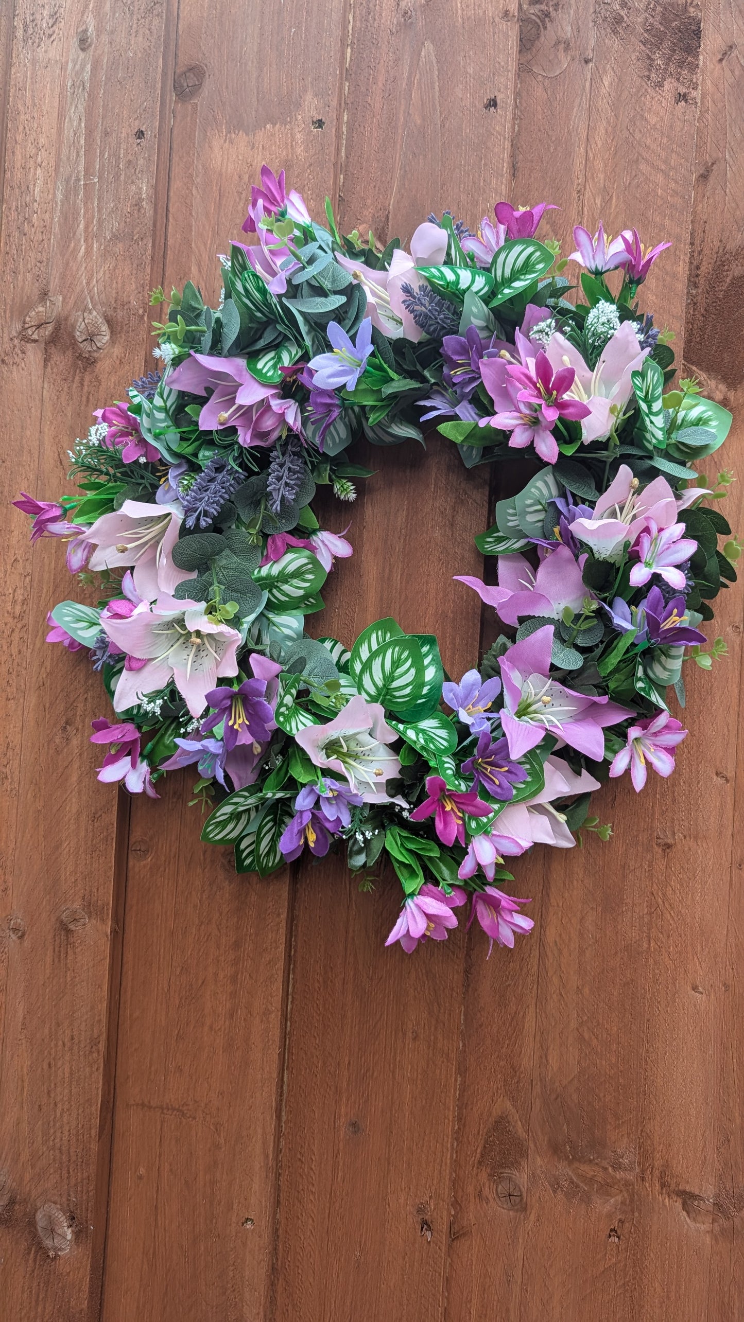 Lavender Lily Wreath