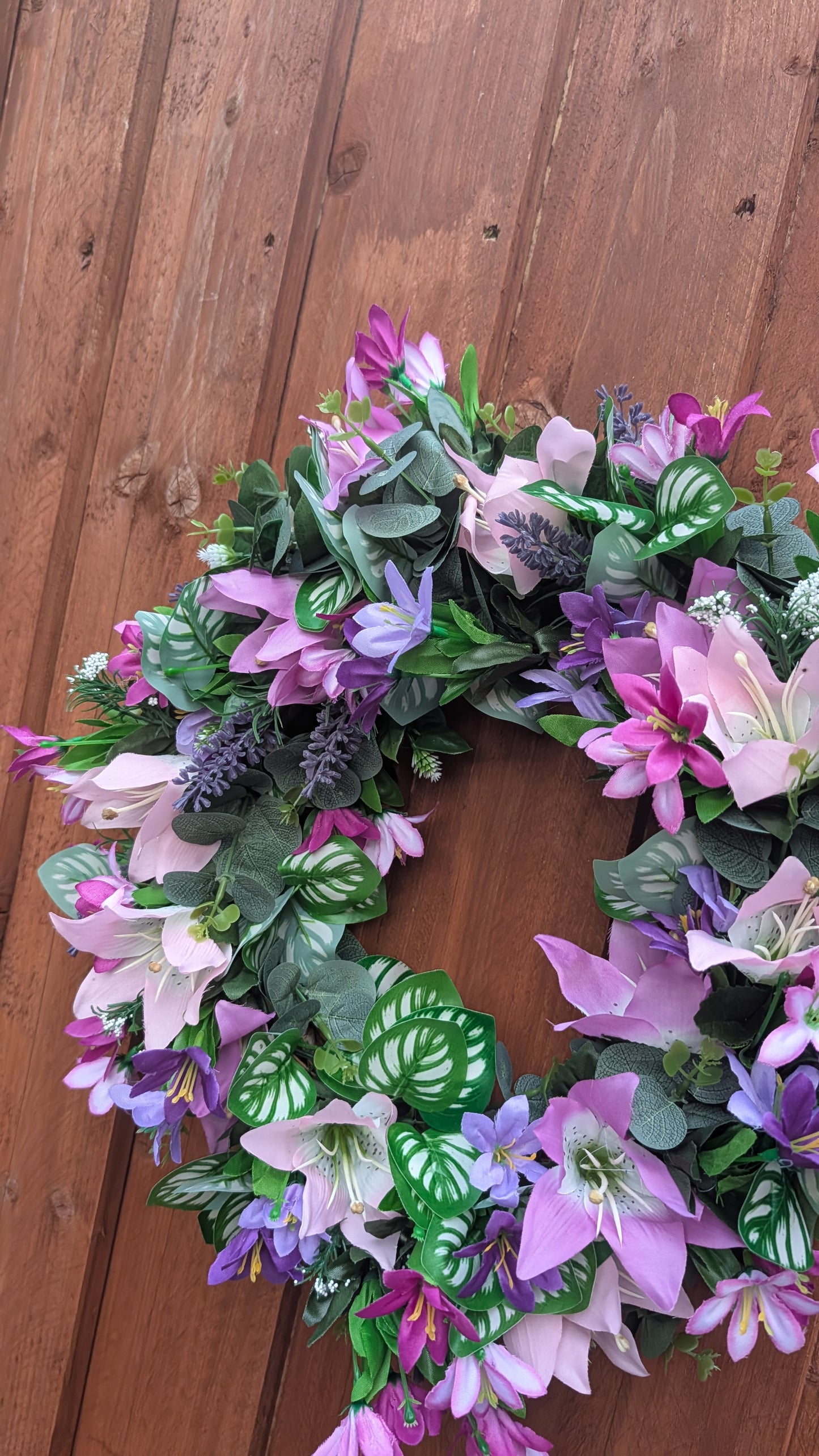 Lavender Lily Wreath