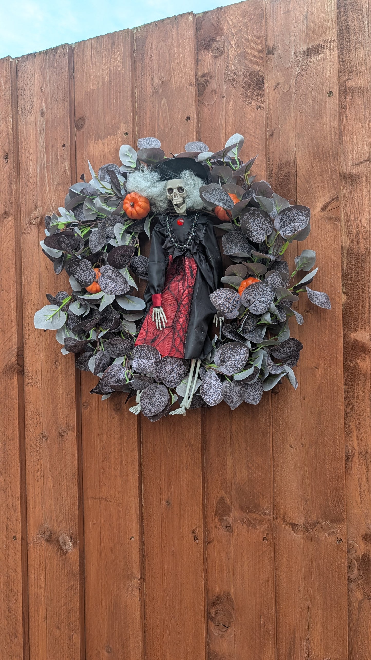 Midnight Witch Halloween Wreath