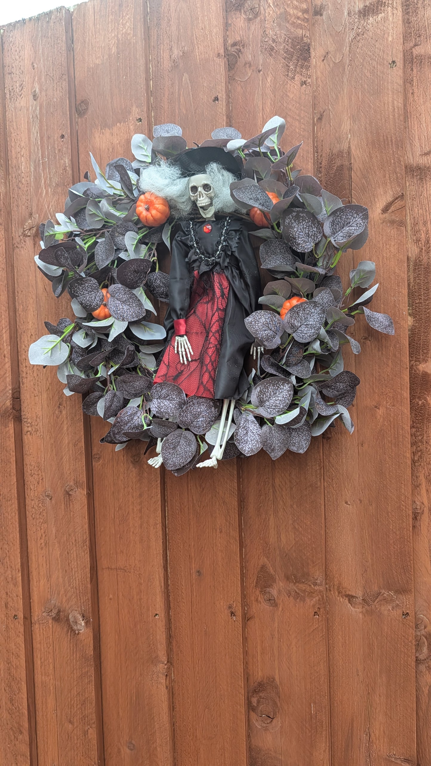 Midnight Witch Halloween Wreath