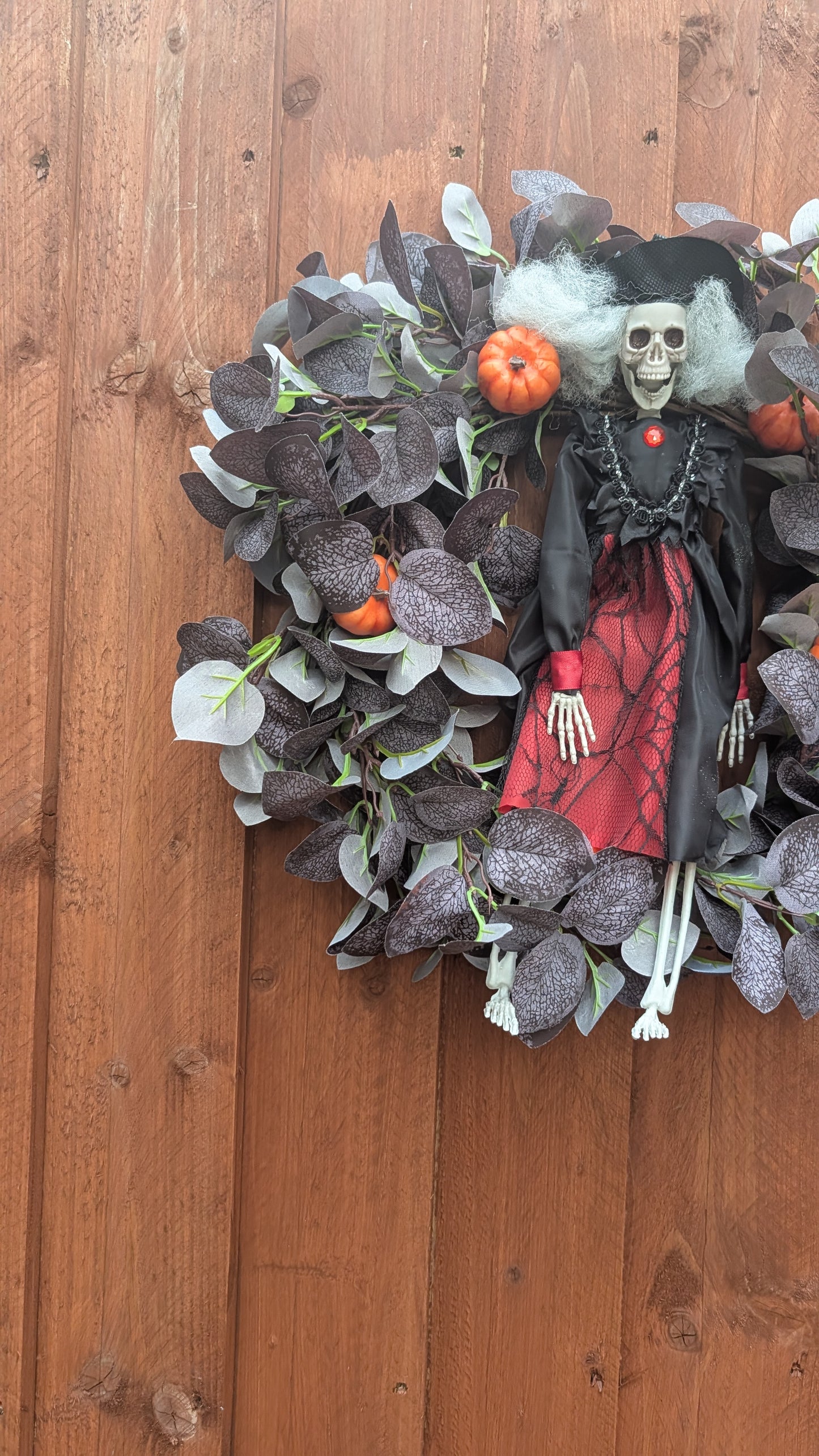 Midnight Witch Halloween Wreath