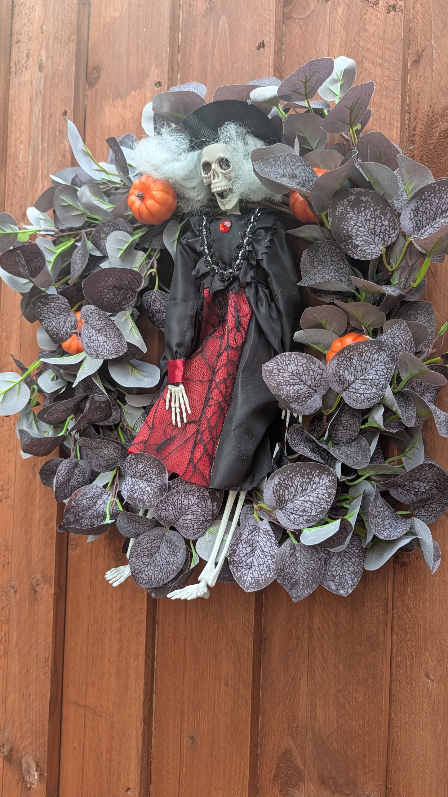 Midnight Witch Halloween Wreath