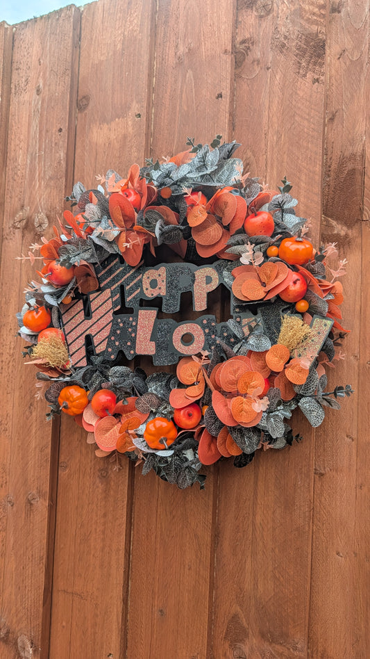 Happy Hauntings Halloween Wreath